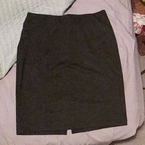 Dark grey pencil skirt